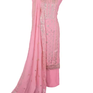 Buy Mul Chanderi mukaish work suits