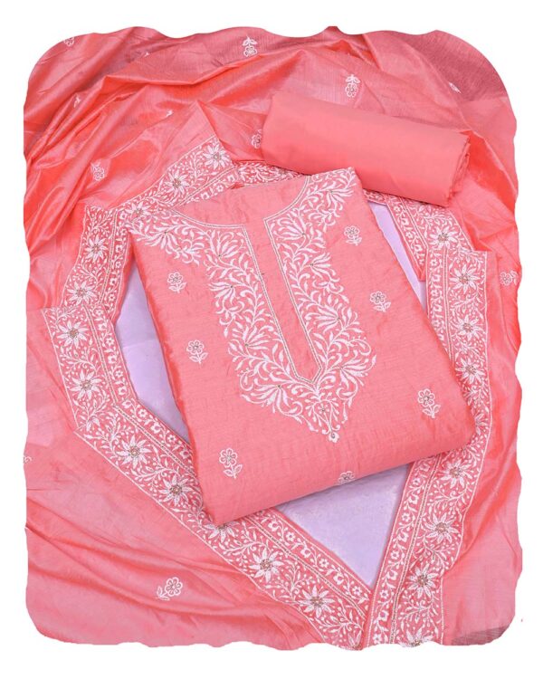 Buy Lucknowi chikanembroidery kurta set for women